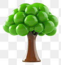 PNG  Tree balloon green plant. AI generated Image by rawpixel.