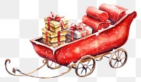 PNG Christmas vehicle gift red. AI generated Image by rawpixel.