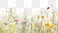 PNG  Summer field backgrounds outdoors painting