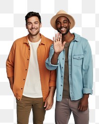 PNG Gay couple portrait jacket adult. 