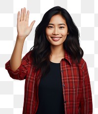 PNG Asian woman portrait smile photo. AI generated Image by rawpixel.