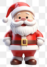 PNG Santa winter white background representation. AI generated Image by rawpixel.