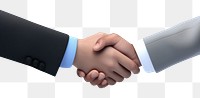 PNG  Business handshake agreement greeting success. AI generated Image by rawpixel.