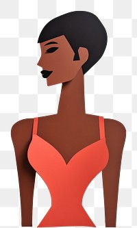 PNG  Happy black woman adult representation creativity. AI generated Image by rawpixel.