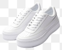 PNG White sneakers shoe footwear clothing. 