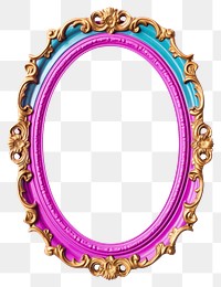 PNG  Oval colorful jewelry photo oval