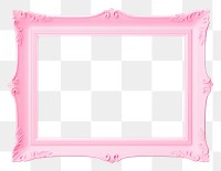 PNG  Frame pink white background decoration. AI generated Image by rawpixel.