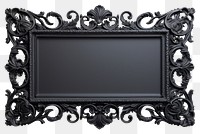 PNG  Rectangle black rectangle frame white background. AI generated Image by rawpixel.