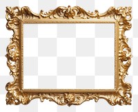 PNG  Rectangle gold Rococo rectangle frame architecture. AI generated Image by rawpixel.