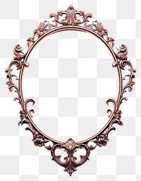 PNG  Crescent design frame vintage jewelry locket photo. AI generated Image by rawpixel.