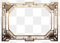 PNG  Art deco design frame vintage white background architecture rectangle. AI generated Image by rawpixel.