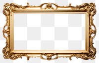PNG  Botanical gold frame vintage white background architecture rectangle. AI generated Image by rawpixel.