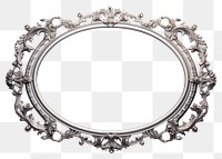 PNG  Oval Rococo mirror frame photo. AI generated Image by rawpixel.