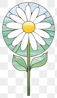 PNG  Glass daisy flower shape plant. AI generated Image by rawpixel.