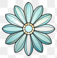 PNG Glass daisy flower shape  