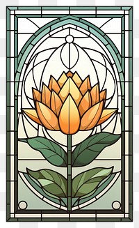 PNG  Lotus shape glass art. AI generated Image by rawpixel.