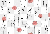 PNG Rose pattern backgrounds wallpaper. AI generated Image by rawpixel.