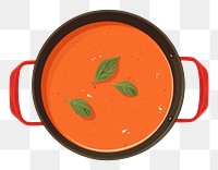 PNG Tomato soup food dish bowl. AI generated Image by rawpixel.