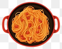 PNG Spaghetti pasta food naporitan. AI generated Image by rawpixel.