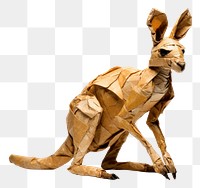 PNG Kangaroo animal mammal paper. AI generated Image by rawpixel.
