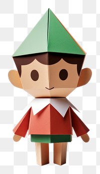 PNG  Elf paper cute toy. AI generated Image by rawpixel.