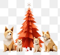 PNG  Christmas paper cute tree. AI generated Image by rawpixel.