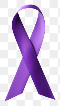 PNG  Purple ribbon cancer symbol white background accessories. AI generated Image by rawpixel.