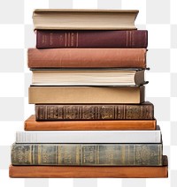 PNG  Stack of books and an opened book atop publication library intelligence