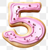 PNG Number icing text dessert. AI generated Image by rawpixel.