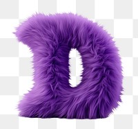 PNG Alphabet J shape purple fur white background. AI generated Image by rawpixel.