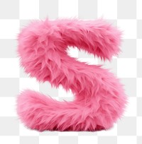 PNG Alphabet S shape pink white background accessories. 