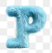 PNG Alphabet T shape fur white blue. AI generated Image by rawpixel.