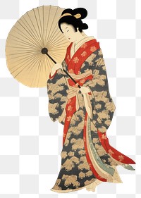 PNG Kimono adult woman robe. AI generated Image by rawpixel.