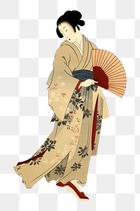 PNG Kimono adult woman robe. 