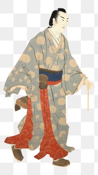 PNG Kimono painting robe art. 