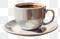 PNG Coffee cup painting saucer