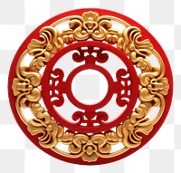 PNG Chinese Fu Lu Shou gold jewelry wheel. AI generated Image by rawpixel.