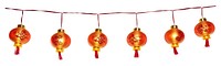 PNG Lantern hanging red chinese new year. AI generated Image by rawpixel.