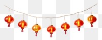 PNG Lantern hanging red chinese new year
