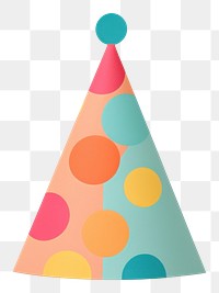 PNG Party hat celebration anniversary decoration. AI generated Image by rawpixel.