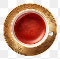 PNG Cup tea jewelry saucer. AI generated Image by rawpixel.