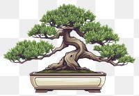PNG Bonzai bonsai plant tree. AI generated Image by rawpixel.