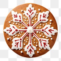 PNG  Christmas cookie gingerbread dessert food. AI generated Image by rawpixel.
