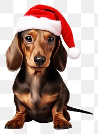 PNG Dachshund christmas mammal animal. AI generated Image by rawpixel.