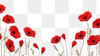 PNG Little Poppys poppy backgrounds embroidery. 