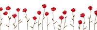 PNG Little red roses pattern backgrounds embroidery. AI generated Image by rawpixel.