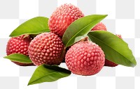 PNG  Lychees raspberry fruit plant. AI generated Image by rawpixel.
