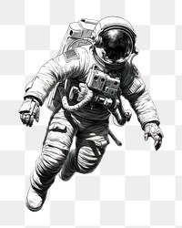 PNG Astronaut astronaut drawing sketch. AI generated Image by rawpixel.