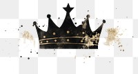 PNG Crown splattered accessory royalty. AI generated Image by rawpixel.