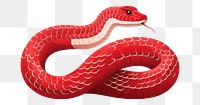 PNG Red paper snake reptile animal. 